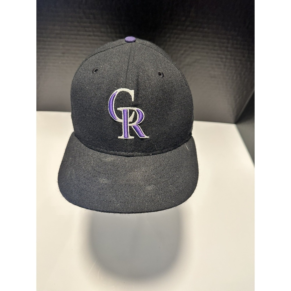 Colorado Rockies New Era Wool Hat Pro Model Size 7 1/2 New With Tags Vintage‎